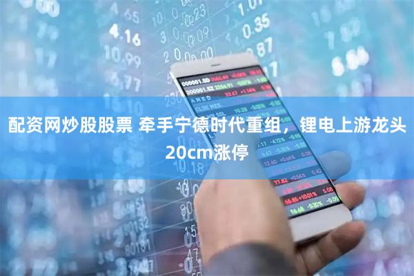 配资网炒股股票 牵手宁德时代重组，锂电上游龙头20cm涨停